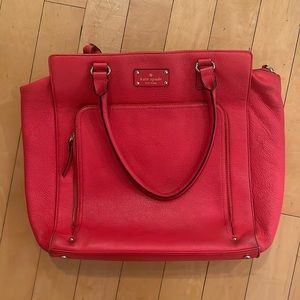 Kate Spade Fuchsia / Cherry Red Bag